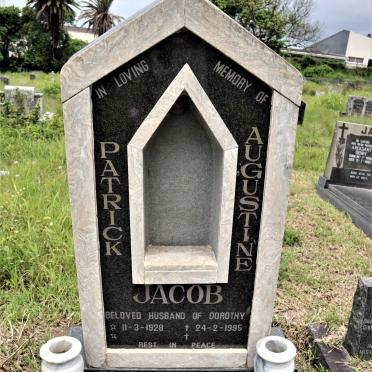 JACOB Patrick Augustine 1928-1995