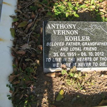 KOHLER Anthony Vernon 1951-2012