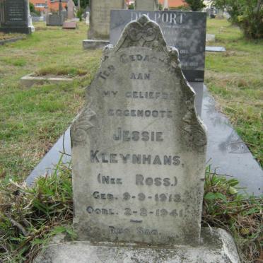 KLEYNHANS Jessie 1913-1941
