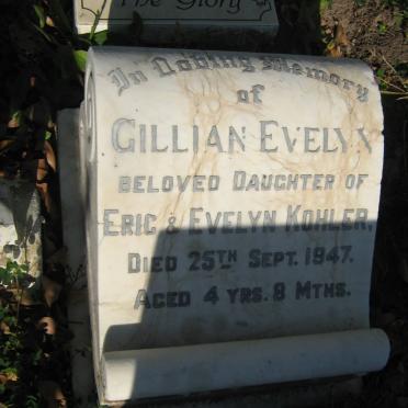 KOHLER Gillian Evelyn -1947
