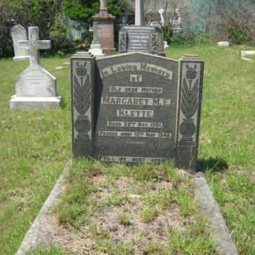 KLETTE Margaret Mabel Eva 1901-1946