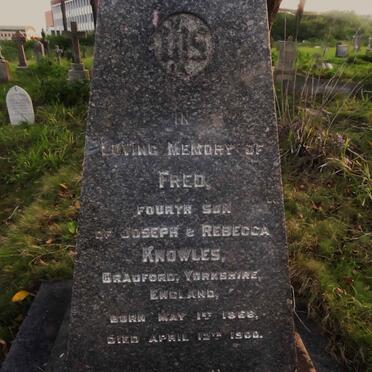 KNOWLES Fred 18?8-1900 
