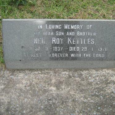 KETTLES Neil Roy 1937-1970