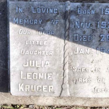 KRUGER Julia Leonie 1939-1943