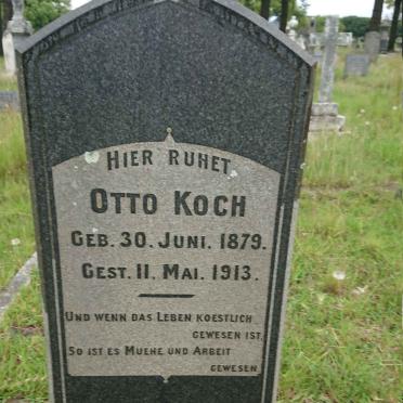 KOCH Otto 1879-1913