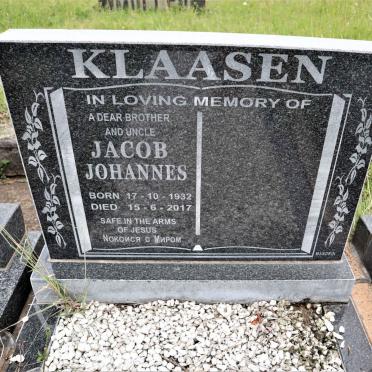 KLAASEN Jacob Johannes 1932-2017