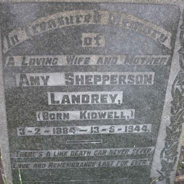 LANDREY Amy Shepperson nee KIDWELL 1884-1944