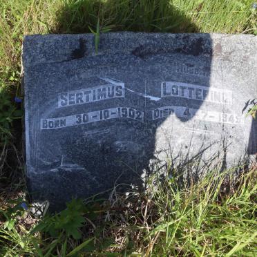 LOTTERING Sertimus 1902-1945