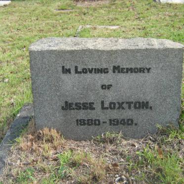LOXTON Jessie 1880-1940