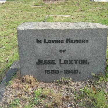 LOXTON Jessie 1880-1940