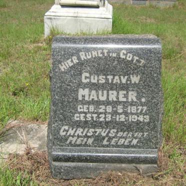 MAURER Gustav W. 1877-1943