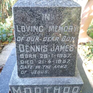 MOOTHOO Dennis James 1957-1957