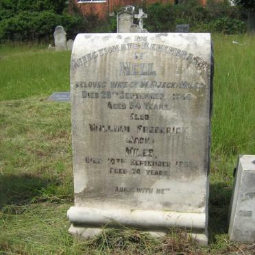 MILES William Frederick -1959 &amp; Jane Ellen -1948