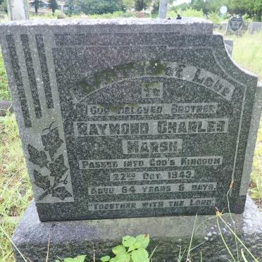 MARSH Raymond Charles -1943