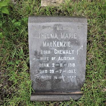 MACKENZIE Thelma Marie nee CHEMALY 1919-1967
