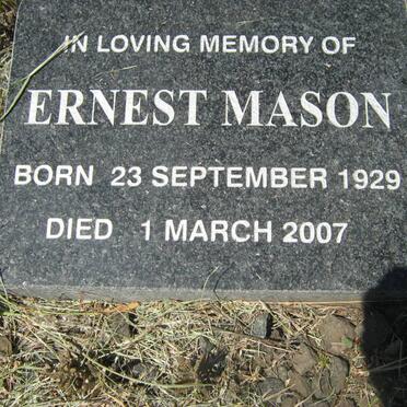 MASON Ernest 1929-2007