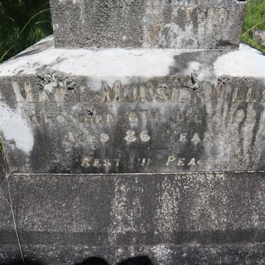 MILLS Mary Munsie -1921