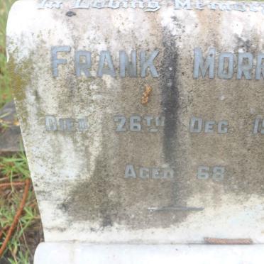 MORRIS Frank -1937