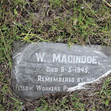 MACINDOE W. -1945