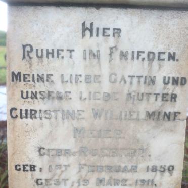 MEIER Christine Wilhelmine nee ROEBERT 1850-1911