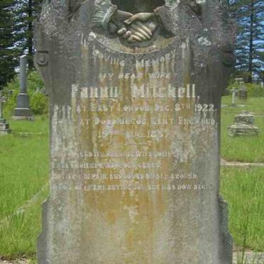 MITCHELL Fanny 1857-1922