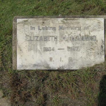 MANNING Elizabeth M. 1864-1947