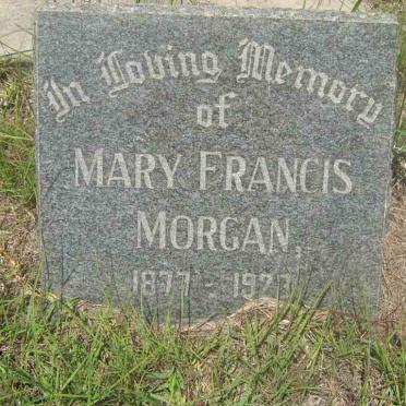 MORGAN Mary Francis 1877-1923