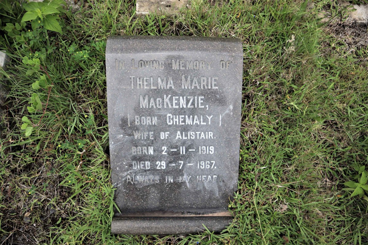 MACKENZIE Thelma Marie nee CHEMALY 1919-1967