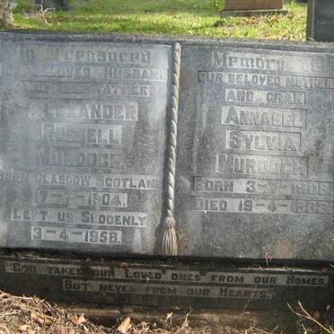 MURDOCH Alexander Russell 1904-1958 &amp; Annabel Sylvia 1908-1963