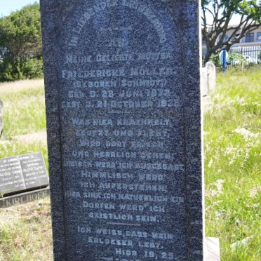 MOLLER Friedericke nee SCHMIDT 1872-1938