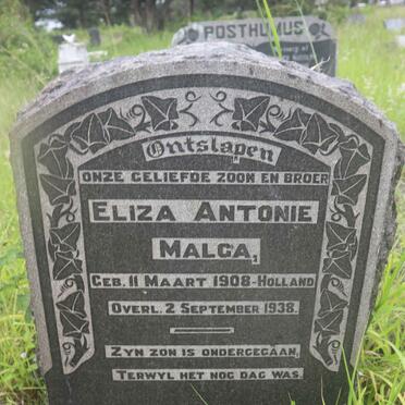 MALGA Eliza Antonie 1908-1938
