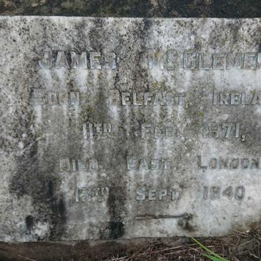 MCCLEMENT James 1871-1940