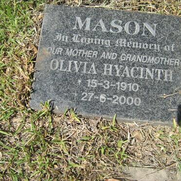 MASON Olivia Hyacinth 1910-2000