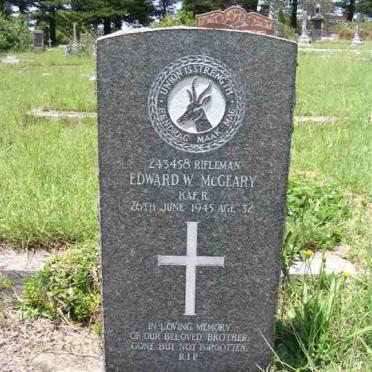 McGEARY Edward W. -1945