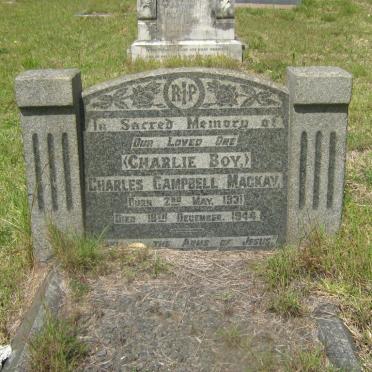 MCKAY Charles Campbell 1931-1944