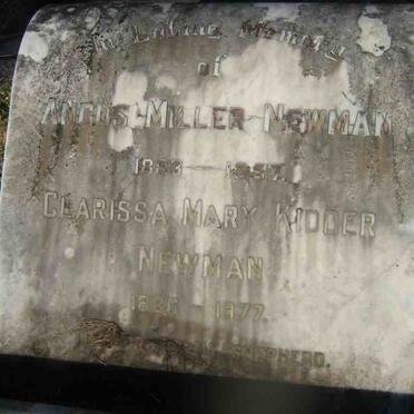 NEWMAN Angus Miller1883-1957 &amp; Clarissa Mary Kidger 1886-1977