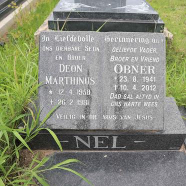 NEL Obner 1941-2012 :: NEL Deon Marthinus 1958-1981