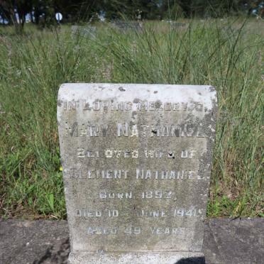 NATHANIEL Mary 1892-1941