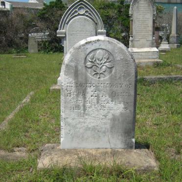 OSNER Hulda M.A. 1894-1895