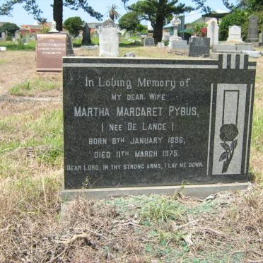PYBUS Martha Margaret nee DE LANGE 1896-1975