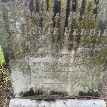 PEDDIE Jeanie 1851-1928