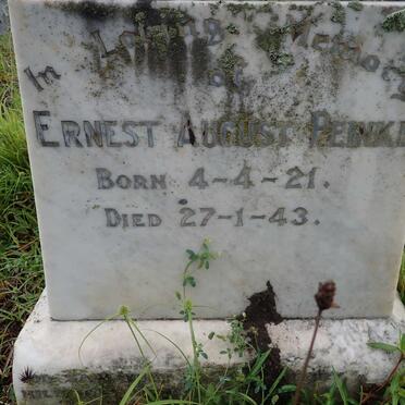 PEINKE Ernest August 1921-1943