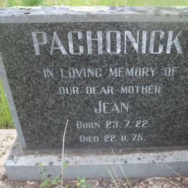 PACHONICK Jean 1922-1975