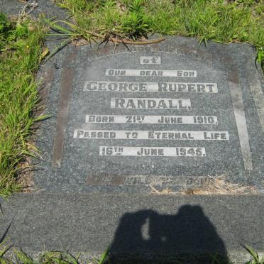 RANDALL George Rupert 1910-1945