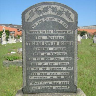 ROGERS Thomas Davies 1859-1940