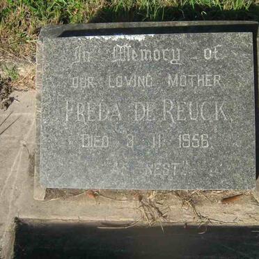 REUCK Freda, de -1956