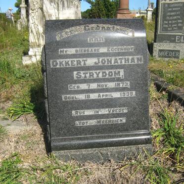 STRYDOM Okkert Jonathan 1873-1939