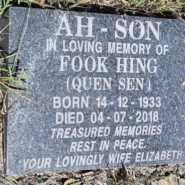 SON Fook Hing, AH 1933-2018