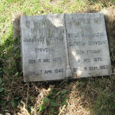 STRYDOM Johannes Jacobus 1876-1948 &amp; Heila Magdalena Cathrina KRUGER 1879-1953