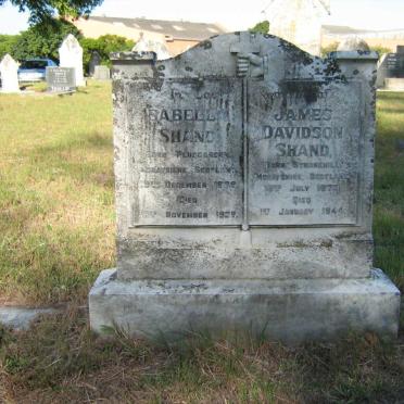 SHAND James Davidson 1872-1944 &amp; Isabella 1869-1939